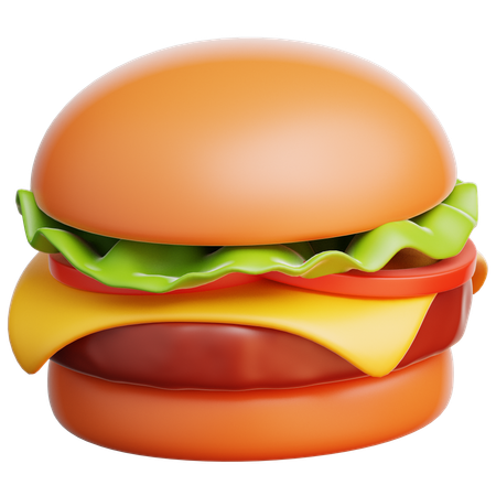 Cheeseburger  3D Icon