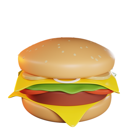 Käseburger  3D Icon