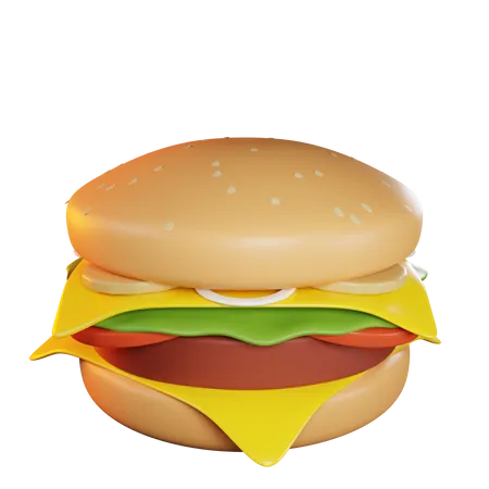 Käseburger  3D Icon