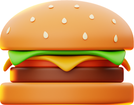 Käseburger  3D Icon