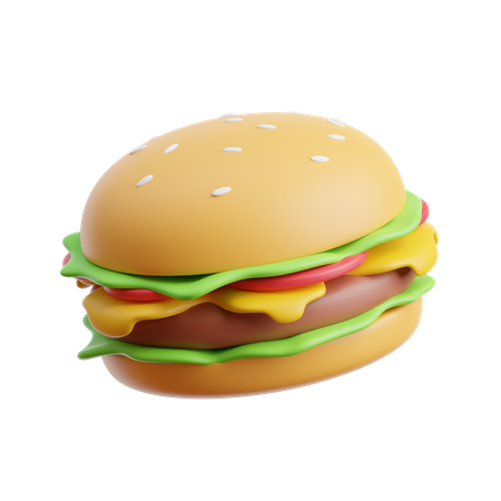 Cheeseburger  3D Icon