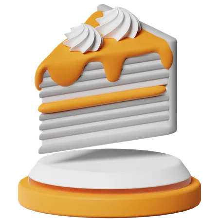 Cheesecake  3D Icon