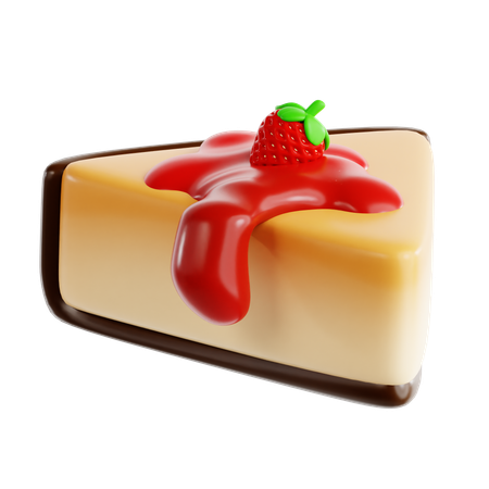 Cheesecake  3D Icon