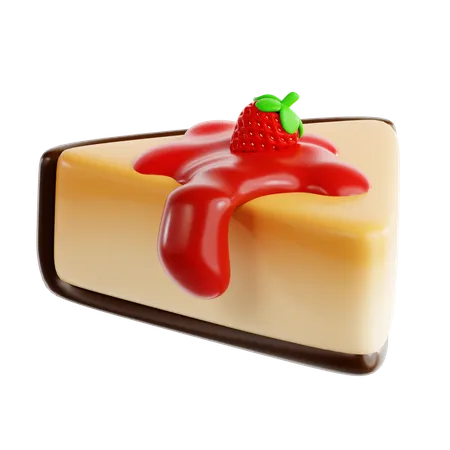 Cheesecake  3D Icon