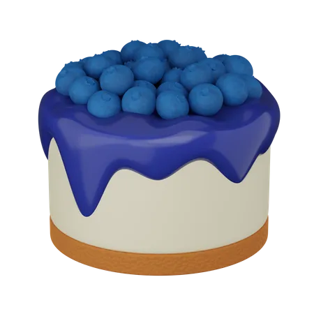 Cheesecake com geléia de framboesa  3D Icon