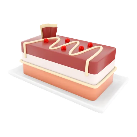 Cheesecake Slice  3D Icon