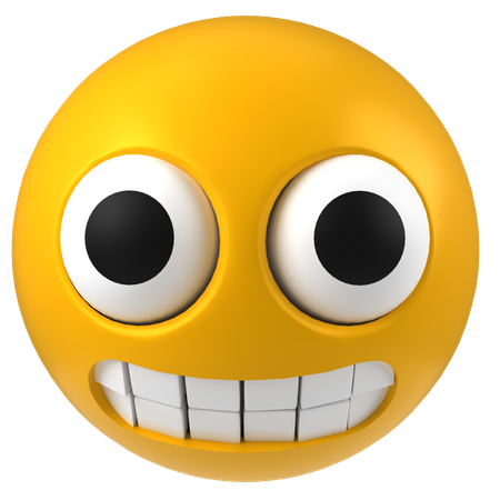 Cheesy Face  3D Icon