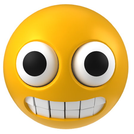 Cheesy Face  3D Icon