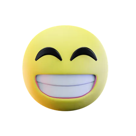 3 D Render Cheesy Face Emoji 3 D Illustration 3D Icon