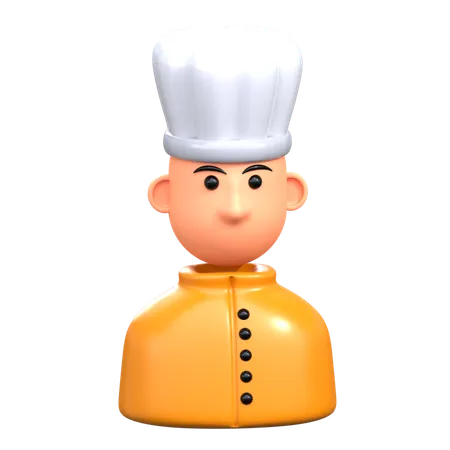 Chef 3 D Hotel Service Icon 3D Icon