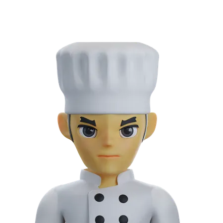 Male Chef 3 D Avatar 3D Icon