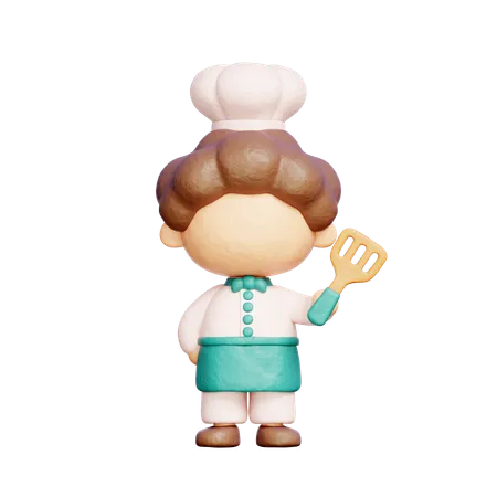 Cocinero  3D Icon