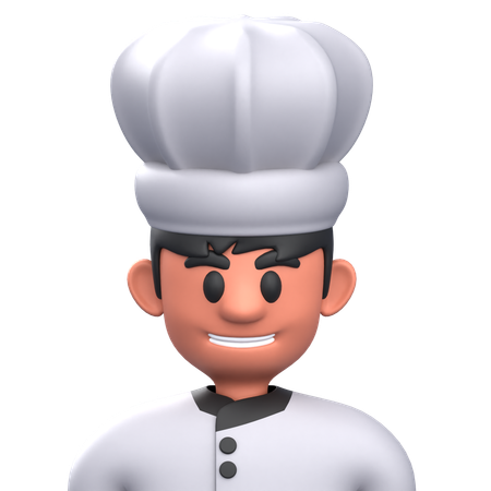 シェフ  3D Icon