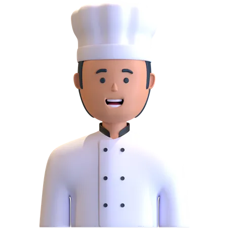 Chef  3D Illustration