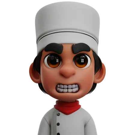 Chef masculino  3D Icon