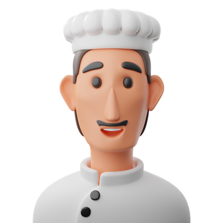 Chef avatar  3D Icon