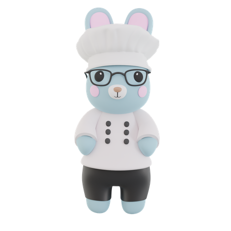 Coelho chef  3D Icon