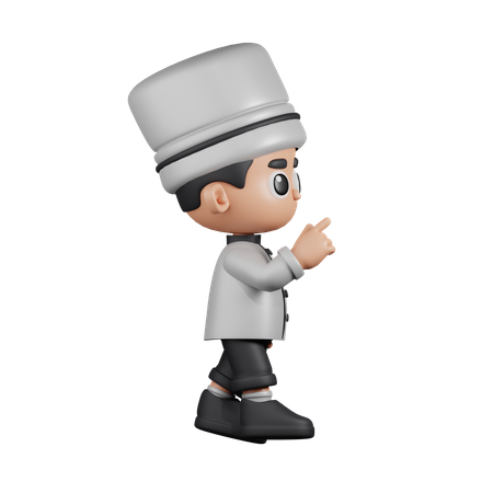 Chef con toque  3D Illustration