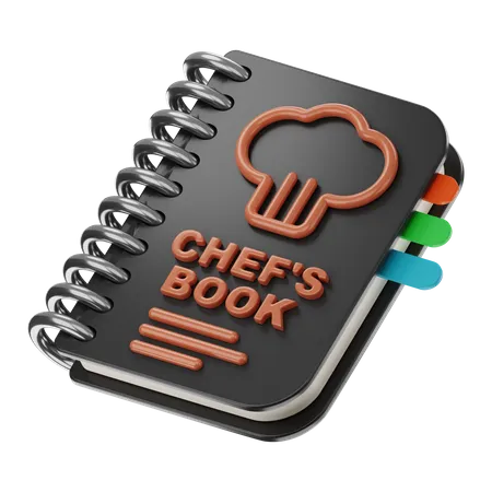 Chef Cookbook 3D Icon