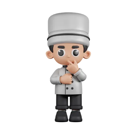 Chef Curioso  3D Illustration