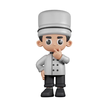 Chef Curioso  3D Illustration