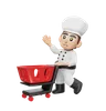 Chef Going For Shopping