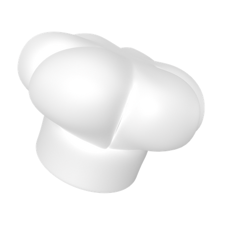 Chef Hat 3D Icon