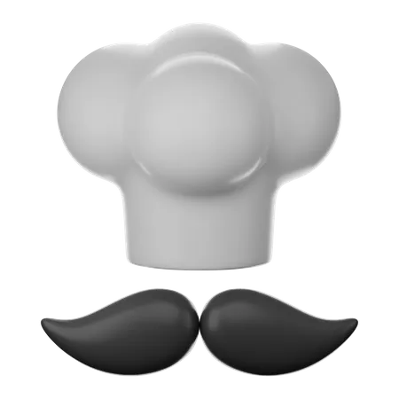 Premium Chef 3 D Icon Set Mit Hochauflosendem PNG Und Editierbarer Quelldatei 3D Icon