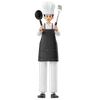 Chef Holding A Spatula