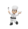 Chef Holding Bowl