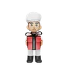 Chef Holding Gift Box