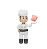 Chef Holding Recipe Book