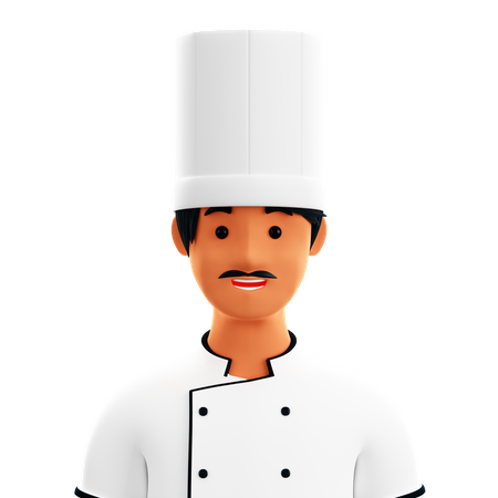 Chef Male  3D Icon