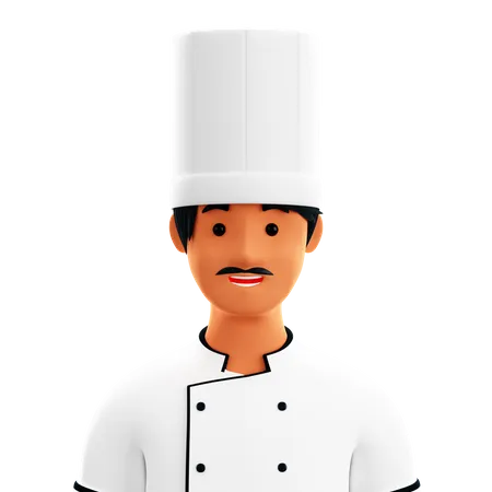 Chef Male  3D Icon
