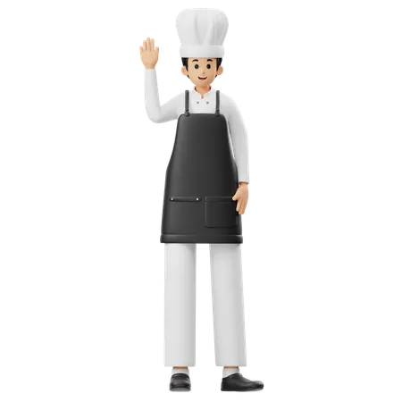 Ondas do Chef  3D Illustration