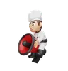 Chef Riding Megaphone