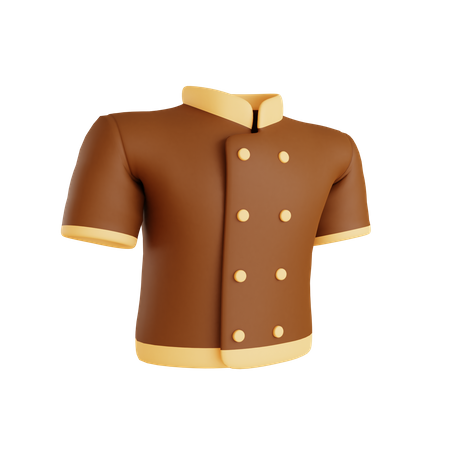 Chef Suit 3D Icon