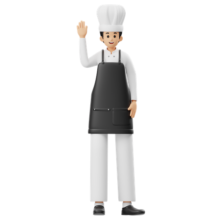 Chef Waves  3D Illustration