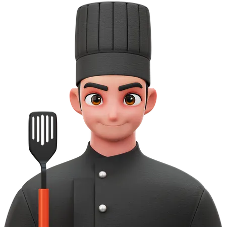 Chefe de cozinha  3D Illustration