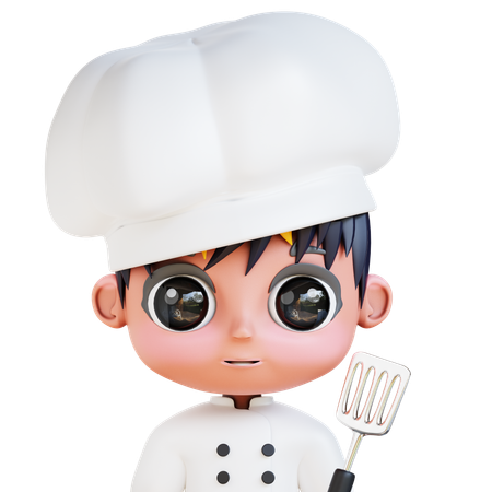 Chefkoch Chibi  3D Icon