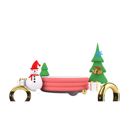 Cheistmas Tree  3D Illustration