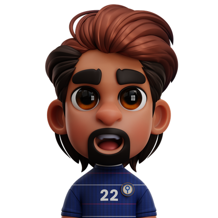 Chelsea FC Player  3D Icon