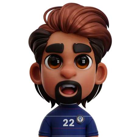 Chelsea FC Player  3D Icon