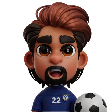 Chelsea FC Player  3D Icon