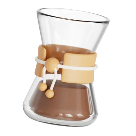 Chemex For Coffee 3D Icon