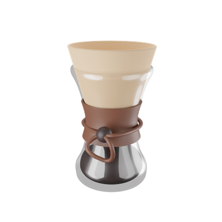 Café chemex  3D Illustration