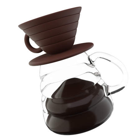 Chemex Coffee 3D Icon