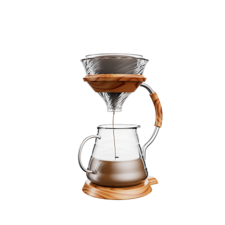 Chemex-Kaffee  3D Icon