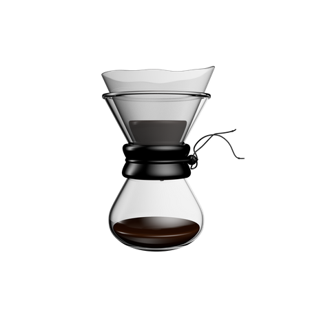 Chemex-Kaffee  3D Icon