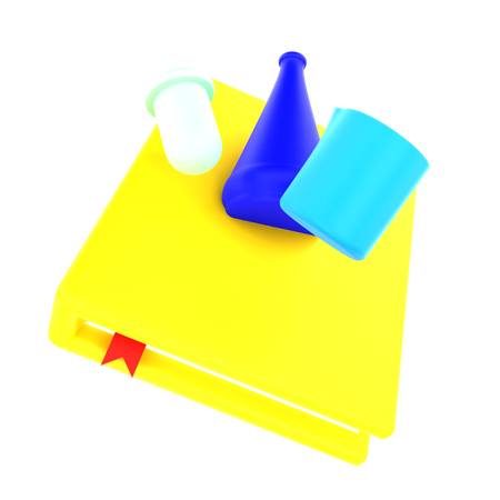 화학 서적  3D Icon